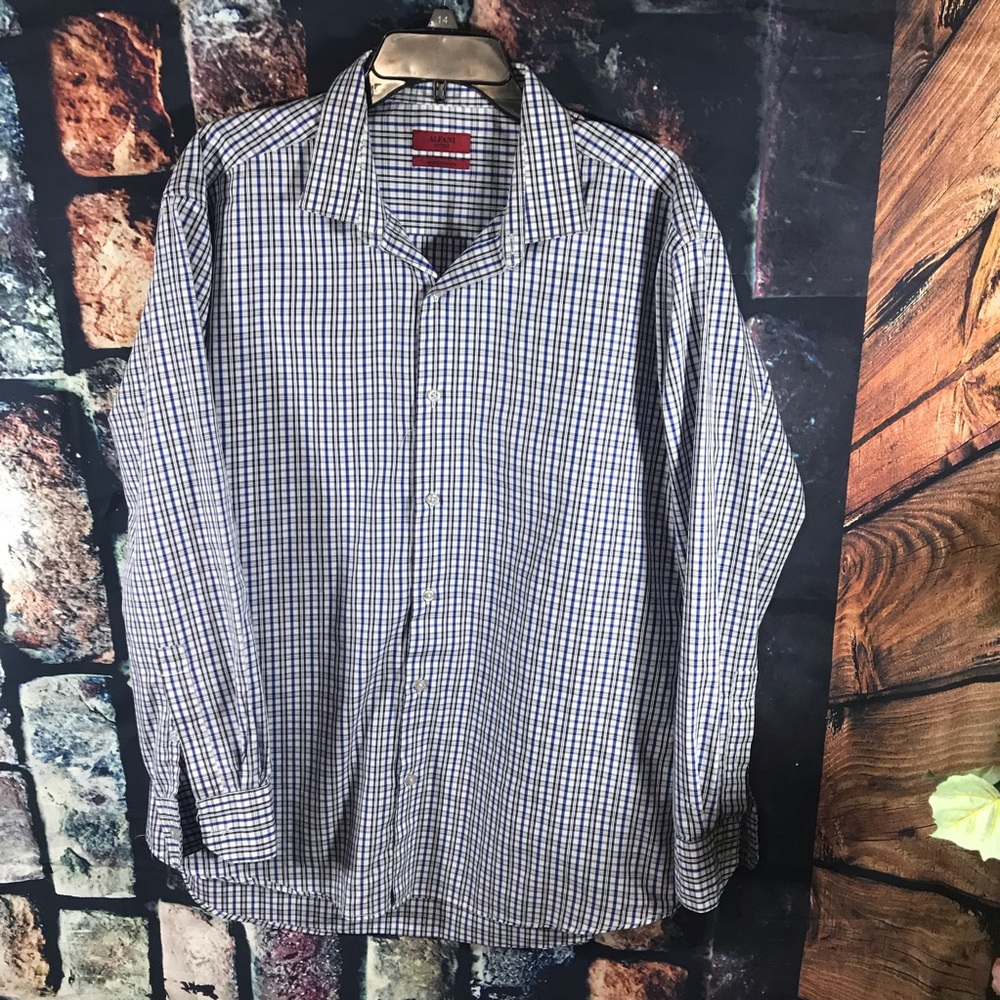ALFANI fitted  men’s shirt X Large. 17.5